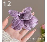 1 X Donna Fairy Accessori per Capelli Fiore IN Organza Clip Sposa Decorazione