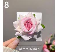 1 X Donna Fairy Accessori per Capelli Fiore IN Organza Clip Sposa Decorazione