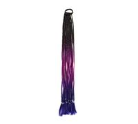 1 x extension per capelli a coda di cavallo intrecciata, 61 cm, trecce sintetiche con fascia elastica, per donne e ragazze (P36)