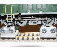 1 X Gleisrollenbock Banco di Prova Rulli Corrente Continua H0 Dc / DCC Di