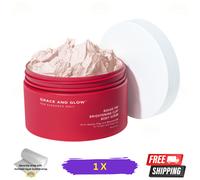 1 X Grace & Glow Rouge 540 Illuminante Argilla Scrub per il Corpo 220g Liscio