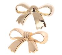 1 x grazioso fiocco decorativo in metallo per borse fai da te, Oro