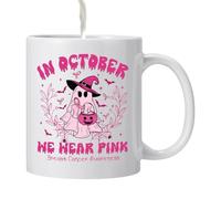 1 x Halloween Coffee Mug - 350 ml Ghost Pattern Halloween Cups | 9,5 x 8 cm Ceramic Pumpkin Mugs | Lightweight Halloweeen Accessories Trick Or Treat Reusable Tea Carrier For Coffee Lovers And Birthday