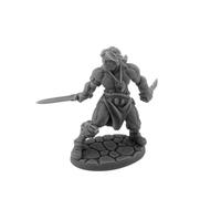 1 x HYBORIAN HERO - Reaper Miniature Bones USA Dungeon Dwellers - tabletop figurine role playing game jeux de role - 7116