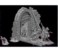1 x INCONTRO A GALLOWGARD - OSSA REAPER miniatura figurina scheletro rpg B5288
