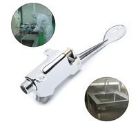 1 X Interruttore Comando Pedale Pavimento Valvola Rubinetto Rame Lavabo Singolo