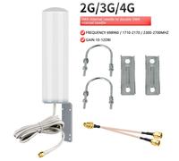 1 X Kit Antenna per Router Modem Hotspot 12dBi Helium Miner Antenna Esterno 4G