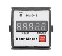 1 X Misuratore Ore Display Digitale 0-999.99h Timer Oremetro AC 220V 50Hz HM-D