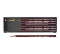 Mitsubishi Pencil Matite Unistar esagonali Standard 2B – 12 pezzi (importazione giapponese)