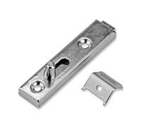 1 X Mprofi MT® Serratura per Mobili in Metallo-Serratura a Scorrimento per Bagno,Mobili,Animali Domestici-Serratura per Mobili con Angolo di Chiusura Incluso-Per Porte da Avvitare-Zincata 70x15mm