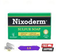 1 X Nixoderm Zolfo Sapone 100g Per Sollievo Comune Pelle Problemi Vegetale Base
