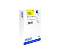 1 X ORIGINALE cartuccia di inchiostro per Epson Workforce Pro WF 8090 DTW T7554 T 7554 - Giallo - Capacità: circa 4000 pagine/5%