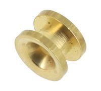 1 x passacavo per testa di decespugliatore, diametro 4 mm, diametro 16 mm, altezza 9 mm, cavo in nylon