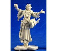 1 x PATHFINDER MYSTIC THEURGE - Reaper Bones Miniatura per Gioco di Ruolo Guerra - 89021