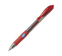 1 X PENNA A GEL PILOT G-2+ 0.5MM ROSSA A SCATTO RICARICABILE ANTISBAVATURE