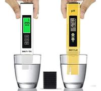 1 x pH e 1 x misuratore TDS 4 in 1 metro di temperatura pH EC per acqua, acquario, stagno, acqua potabile, piscina digitale