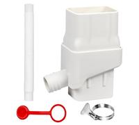 1 x Rainwater Collection System | Rain Barrel Diverter Kit | Downspout Diverter For Colander, Filtration Valve, Standard Gutter Downspout, Adjustable Diverters For 2 X 3inch Standard Downspouts