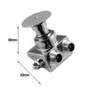 1 X Rame Singolo Acqua Rubinetto Pavimento Comando A Pedale Interruttore Valvola