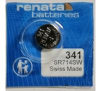1 x Renata 341 Swiss Made batteria a moneta al litio SR714SW