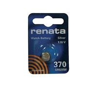 1 x Renata Batteria per Orologio 0% Mercurio Ossido d'Argento, 370 (SR920W)