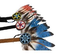 1 X Riproduzione Nativi Americani Vero Piume Preghiera Ventola Chakapa Bhumpa
