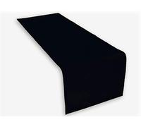 1 x runner da tavola colore nero 45x150 cm 100% cotone 285 gr/qm. Di alta qualità. Lemos-Home