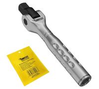 1 x SabreCut MRSC12 Mini Dual Drive compatto 1/4" barra quadrata con testa girevole con base esagonale - impugnatura zigrinata antiscivolo Testa girevole a 180 gradi sistema di bloccaggio a molla
