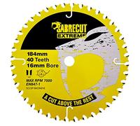 1 x SabreCut SCCSF184CR4016 lama per sega circolare 184mm 40 denti x 16mm