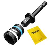 1 x SabreCut SCDIN10-13 Doppia dimensione 10mm e 13mm Magnetico 62mm di lunghezza Reversibile 2 in 1 Cacciavite a bussola con testa esagonale facile da pulire