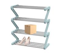1 x scarpiera per armadio a forma di Z - Z Shape Closet Boot Organizer, 51 x 45 x 19 cm Space-Saving Standing Shoes Rack | Multi Level Storage Shelf, Multifunctional Shoe Boot Storage For Outdoor