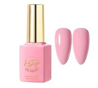 1 x smalto gel, nudo glossy color, base topcoat, 12 ml uv compatibile formula, for Spring Manicure Art, Salon and Home Beauty Nail Care Product Suits Salon Use Set