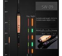 1 X Smart Elettrico Galleggiante da Pesca Bite Promemoria Allarme Luce LED Boa