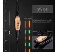 1 X Smart Elettrico Galleggiante da Pesca Bite Promemoria Allarme Luce LED Boa