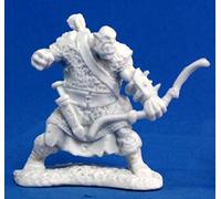 1 x Sniper Orc bowHER - Reaper Bones Miniatura per Gioco di Ruolo Guerra - 77056