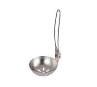 1 x Soup Ladle - Cooking Ladles Long Spoon | Folding Ladles Camping | Easy To Rinse Soup Serving Spoons Colander | Convenient To Carry Outdoor Cooking Utensils | Travel Baking Tools For Camping