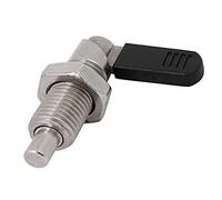 1 x stantuffo a L in acciaio inox bulloni di bloccaggio filettatura fine argento M12-5
