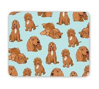 1 x tappetino per mouse Cocker Spaniel - Ginger Puppy Pet Dog English Animal Desk Accessories Computer Office Work Home tappetino per mouse IT #81043