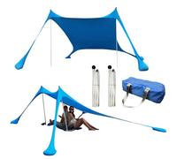 1 x tenda da sole da spiaggia - 210 x 150 x 170 cm - Ombretto impermeabile UV Resistant Patio Ombra baldacchino, Easy To Carry Beach Vacation Sun Shade For Garden Camp Carport