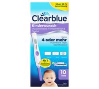 1 x test di ovulazione Clearblue avanzato e set digitale da 10 stick test