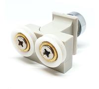 1 X Top Doppio Rullo Porta Doccia/Guida/Ruote/Accessori Inclusi LUX1FT