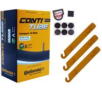 1 x tubo bicicletta Continental 16 pollici valvola auto 50-305/57-305 + solle...