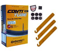 1 x tubo bicicletta Continental 28 pollici Sclaverand 25-622/32-630 + solleva...