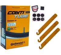 1 x tubo bicicletta Continental 32-349 (16 x 1,25) AV 34 mm Schrader +...