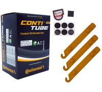 1 x tubo bicicletta Continental 32-406 (20 x 1,25) AV 40 mm Schrader + sollev...