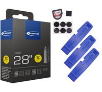 1 x tubo bicicletta Schwalbe 25-630 (27 x 1,00) SV 60 mm Sclaverand +...