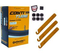 1 x tubo Continental 50-305 (16 x 2,00) DV 26 mm valvola Dunlop + sollevatore...