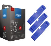 1 x tubo flessibile Schwalbe 60-584 (27,5 x 2,35) 650B SV 40 mm Sclaverand + ...