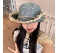 1 X Western Donna Cowboy Rétro Regolabile Cappello Largo Falda Sole Jeans Casual