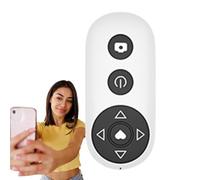 1 x Wireless Media M, Pulsante Clicker Presentazione | Telecomando per telefono, cellulare, tablet, laptop, computer, TV, auto, musica, video, presentazioni, riunioni, conferenze,