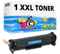 1 XXL Toner CC531A Cyan Per HP COLOR LASERJET CM 2320 FXI CM 2320 N CM 2320 NF